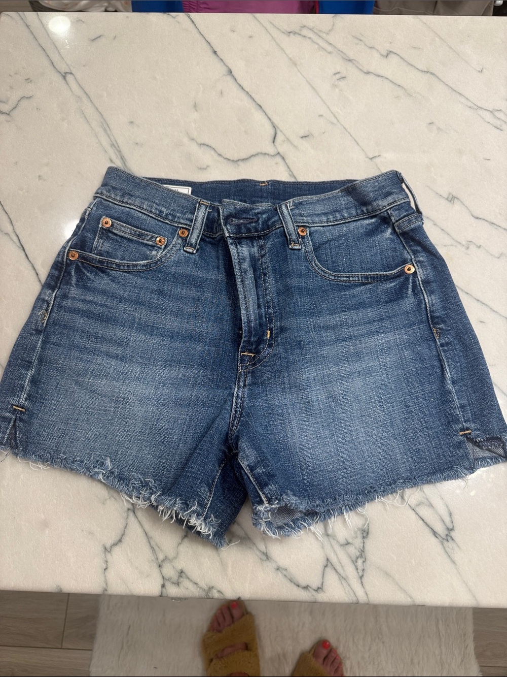 GAP Women's Medium Blue Denim Cutoff Shorts